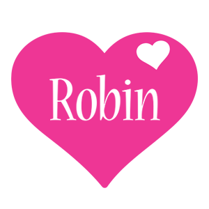 Robin love-heart logo