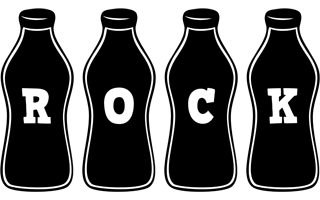 Rock bottle logo
