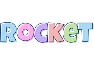 Rocket pastel logo