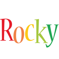 Rocky birthday logo