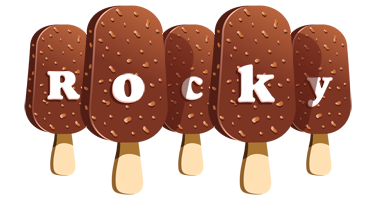 Rocky pinup logo