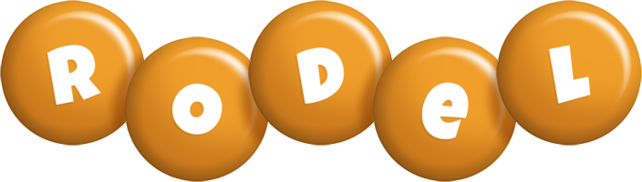 Rodel candy-orange logo