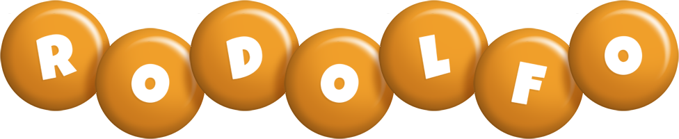Rodolfo candy-orange logo