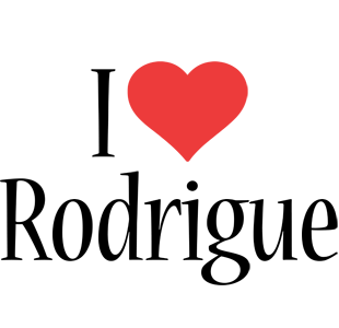 Rodrigue i-love logo