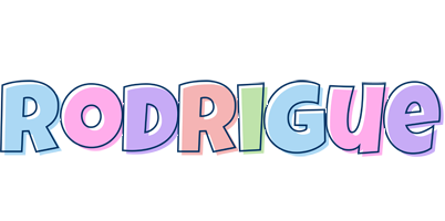Rodrigue pastel logo