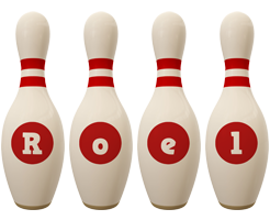 Roel bowling-pin logo