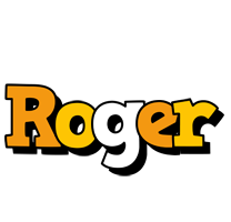 Roger cartoon logo