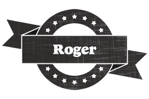 Roger grunge logo