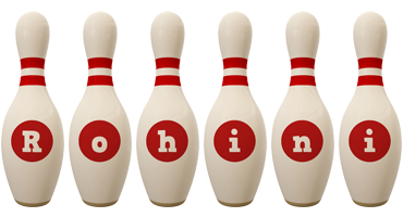 Rohini bowling-pin logo