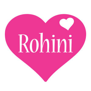 Rohini love-heart logo