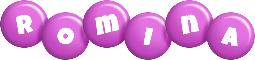 Romina candy-purple logo