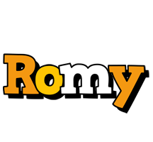 Romy cartoon logo