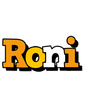 Roni cartoon logo