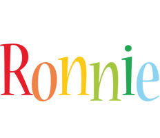 Ronnie birthday logo