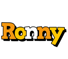 Ronny cartoon logo