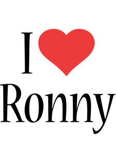 Ronny i-love logo