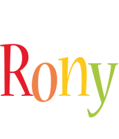 Rony birthday logo