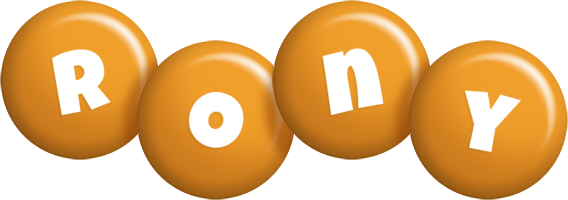 Rony candy-orange logo