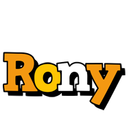Rony cartoon logo