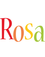 Rosa birthday logo