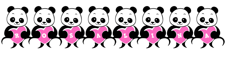 Rosalina love-panda logo