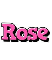 Rose girlish logo