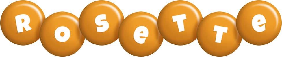 Rosette candy-orange logo