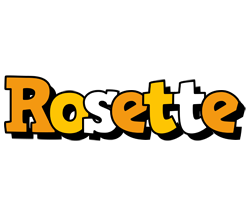Rosette cartoon logo