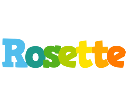 Rosette rainbows logo