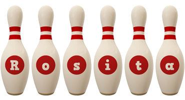 Rosita bowling-pin logo