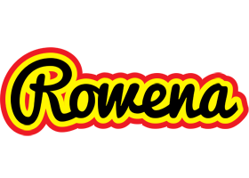 Rowena flaming logo