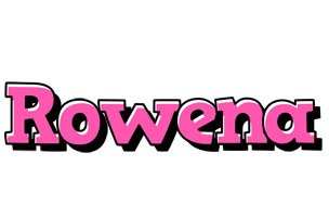 Rowena girlish logo