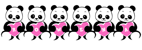 Rowena love-panda logo