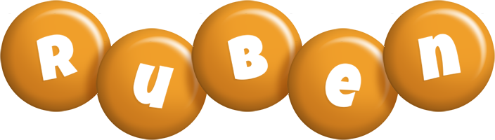 Ruben candy-orange logo