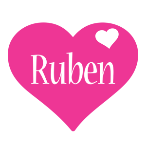 Ruben love-heart logo