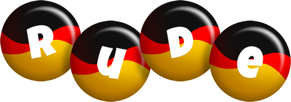 Rude german logo