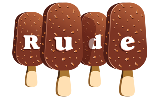 Rude pinup logo