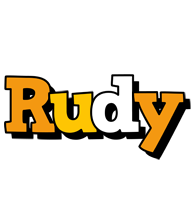 Rudy cartoon logo