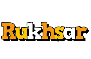 Rukhsar cartoon logo