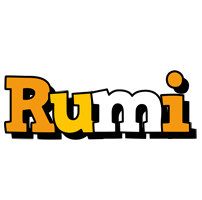 Rumi cartoon logo