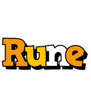 Rune cartoon logo