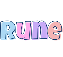 Rune pastel logo