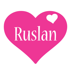 Ruslan love-heart logo
