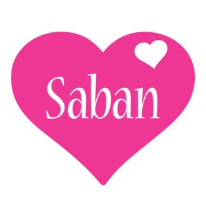 Saban love-heart logo