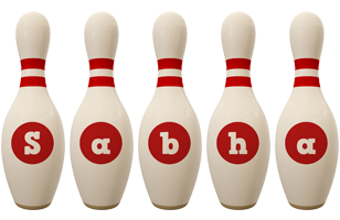 Sabha bowling-pin logo