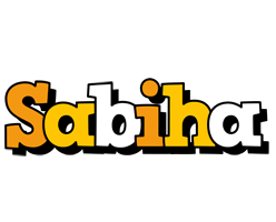 Sabiha cartoon logo
