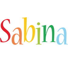 Sabina birthday logo