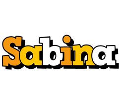 Sabina cartoon logo