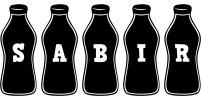 Sabir bottle logo