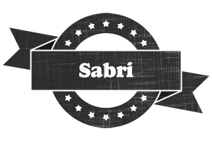 Sabri grunge logo